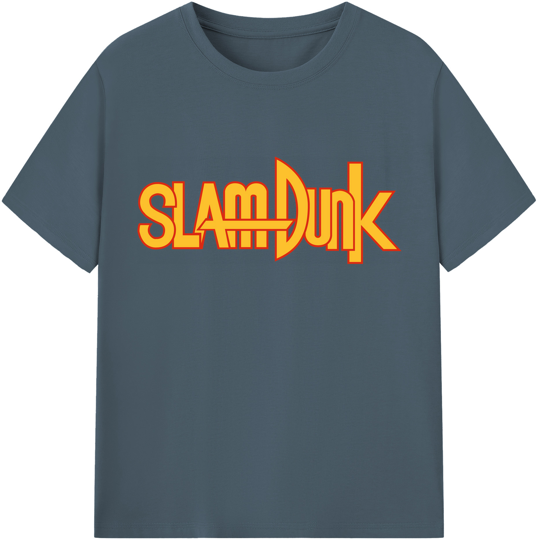 SLAM DUNK／スラムダンク 綿100％半袖Tシャツ（フロントプリント）